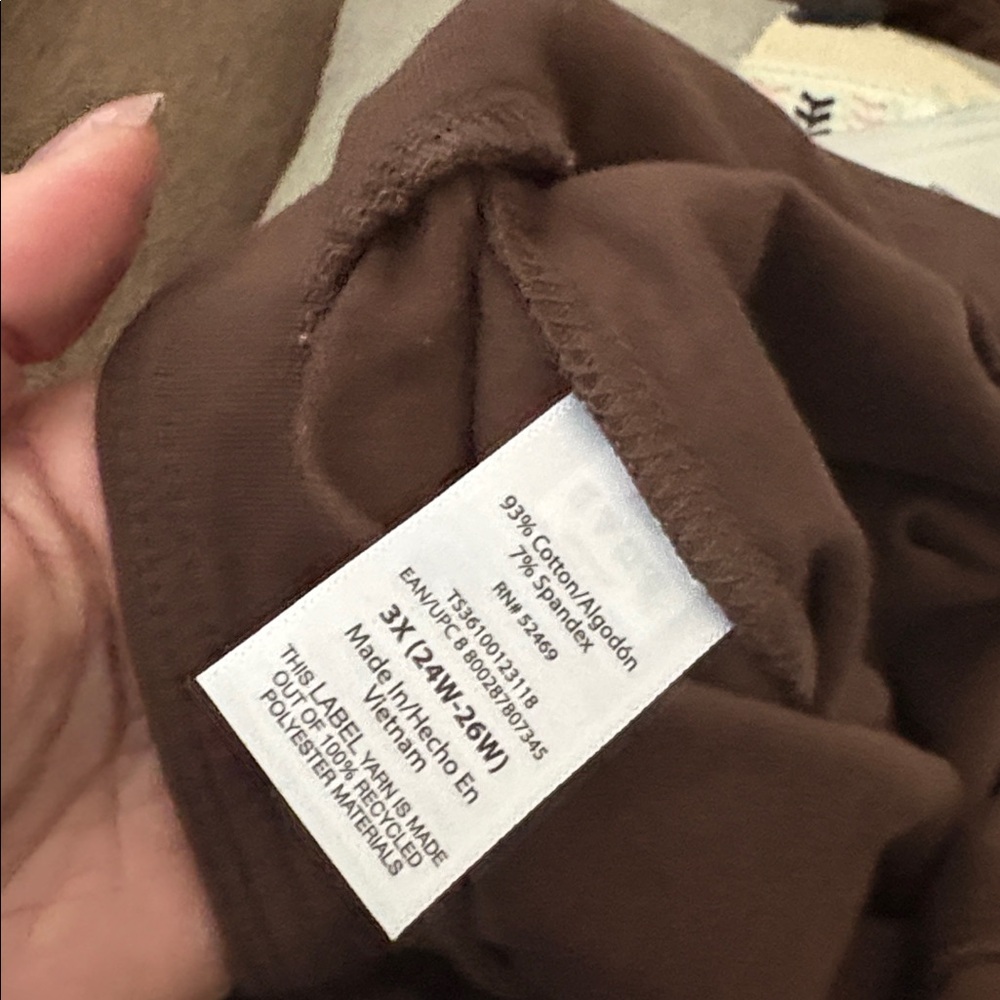 NWT 3X Terra and sky leggings 932 - Picture 6 of 6